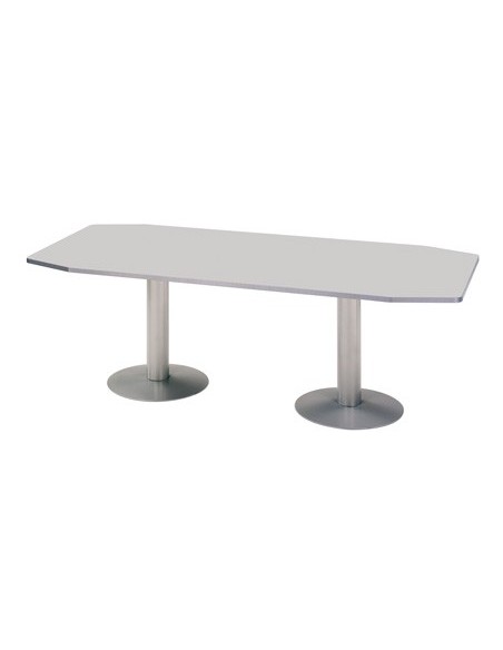 MESA REUNION MEETING 3003AT02 ESTR.AL.TABLERO GRIS 220X100X72CM MESA REUNION MEETING 3003AT02 ESTR.AL.TABLERO GRIS 220X100X72CM