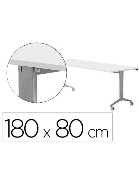 MESA ROCADA 2003FD04 TABLERO ABATIBLE ALUMINIO/BL.180X80 CM MESA ROCADA 2003FD04 TABLERO ABATIBLE ALUMINIO/BL.180X80 CM