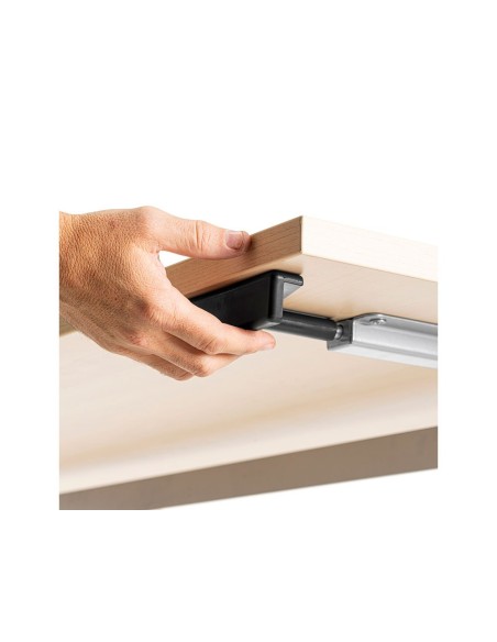 MESA ROCADA 2003FD04 TABLERO ABATIBLE ALUMINIO/BL.180X80 CM