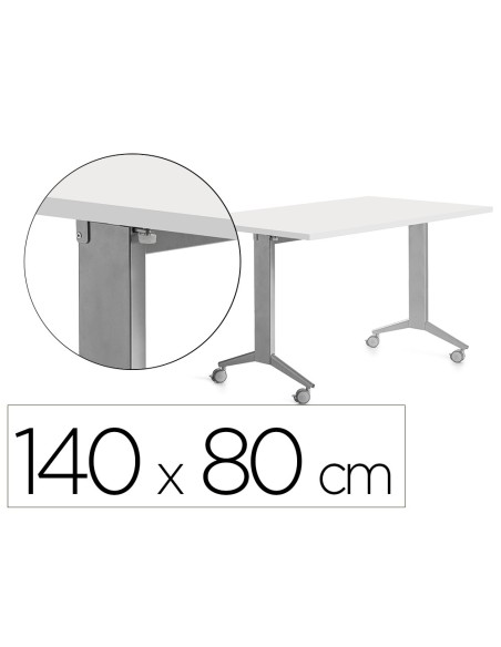 MESA ROCADA 2001FD04 TABLERO ABATIBLE ALUMINIO/BL.140X80 CM MESA ROCADA 2001FD04 TABLERO ABATIBLE ALUMINIO/BL.140X80 CM