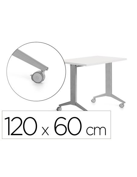 MESA ROCADA 2000FD04 TABLERO ABATIBLE ALUMINIO/BL.120X60 CM MESA ROCADA 2000FD04 TABLERO ABATIBLE ALUMINIO/BL.120X60 CM