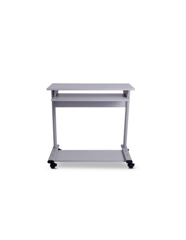 MESA PC ROCADA RD-9100 SIST. BLOQ.  RUEDAS EST.MET.BAND.TECL EXTRABLE