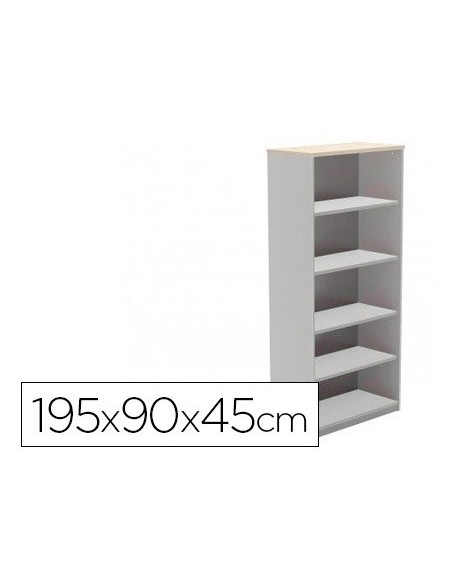 ARMARIO ROCADA 5 EST.SERIE STORE 195X90X45 CM AB04 AL./BL. ARMARIO ROCADA 5 EST.SERIE STORE 195X90X45 CM AB04 AL./BL.