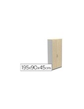 ARMARIO ROCADA 4 EST.2 PUERTAS STORE 195X90X45 CM AB04 AL./BL. 2
