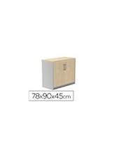 ARMARIO ROCADA 2 PUERTAS STORE 78X90X45 CM AB02 AL./GRIS 2