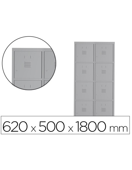 TAQUILLA MET.ROCADA 300 2 MODULOS X 4 PUERTAS GRIS 620X500X1800MM TAQUILLA MET.ROCADA 300 2 MODULOS X 4 PUERTAS GRIS 620X500X1800MM
