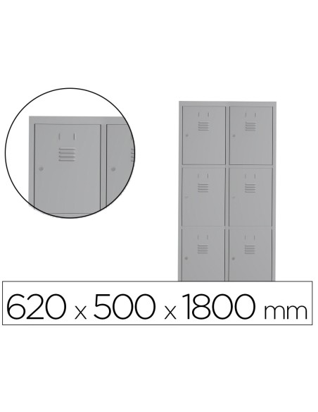 TAQUILLA MET.ROCADA 300 2 MODULOS X 3 PUERTAS GRIS 620X500X1800MM TAQUILLA MET.ROCADA 300 2 MODULOS X 3 PUERTAS GRIS 620X500X1800MM