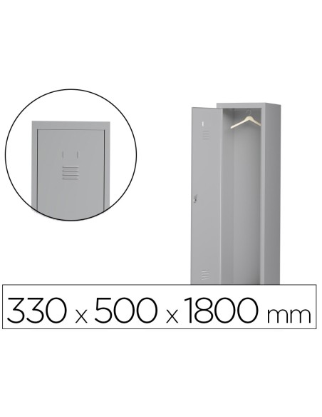 TAQUILLA MET.ROCADA 300 1 MODULO PUERTA GRIS 330X500X1800MM TAQUILLA MET.ROCADA 300 1 MODULO PUERTA GRIS 330X500X1800MM
