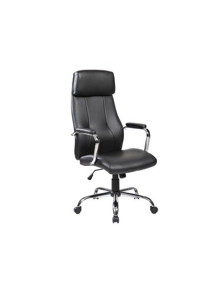 SILLA ROCADA DIRECCION SIMIL PIEL C/BRAZOS METALICOS SISTEMA BASCULAN SILLA ROCADA DIRECCION SIMIL PIEL C/BRAZOS METALICOS SISTEMA BASCULAN