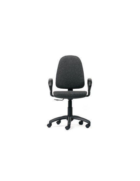 SILLA RD OFI. B/FIJOS BASE NYLON RESPALDO ASIENTO TELA IGNIFUGA GRIS SILLA RD OFI. B/FIJOS BASE NYLON RESPALDO ASIENTO TELA IGNIFUGA GRIS