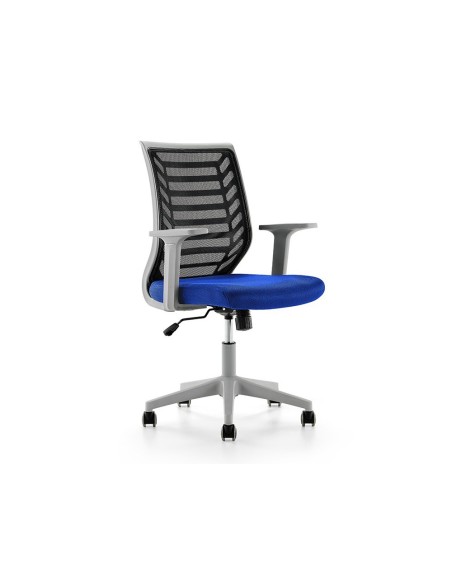 SILLA RD OFICINA B/REG. EST.GRIS RESPALDO MALLA ASIENTO IGNIFUGA AZ. SILLA RD OFICINA B/REG. EST.GRIS RESPALDO MALLA ASIENTO IGNIFUGA AZ.