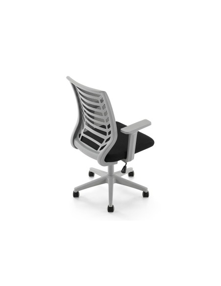 SILLA RD OFICINA B/REG. EST.GRIS RESPALDO MALLA ASIENTO IGNIFUGA NG.