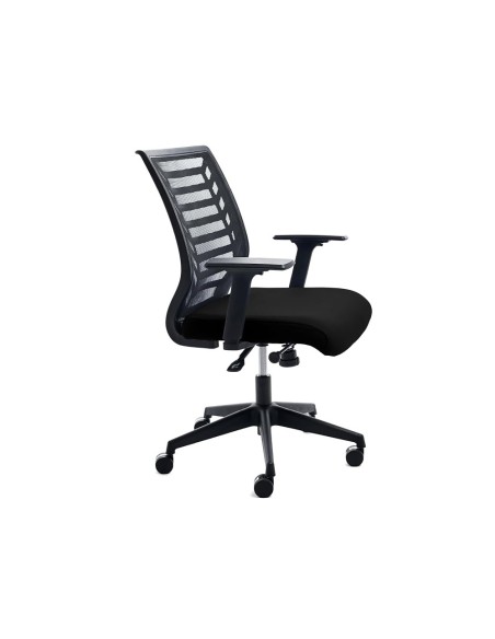 SILLA RD OF. B/REG. EST.BL.RESPALDO MALLA ASIENTO TELA IGNIFUGA NG. SILLA RD OF. B/REG. EST.BL.RESPALDO MALLA ASIENTO TELA IGNIFUGA NG.