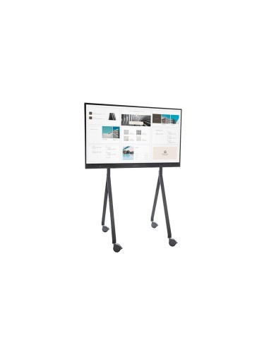 SOPORTE MOVIL ROCADA MONITOR INTERACT. 65"86" ACERO 750X650X1800