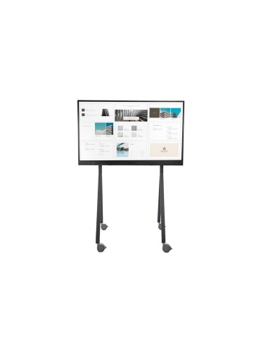 SOPORTE MOVIL ROCADA MONITOR INTERACT. 65"86" ACERO 750X650X1800