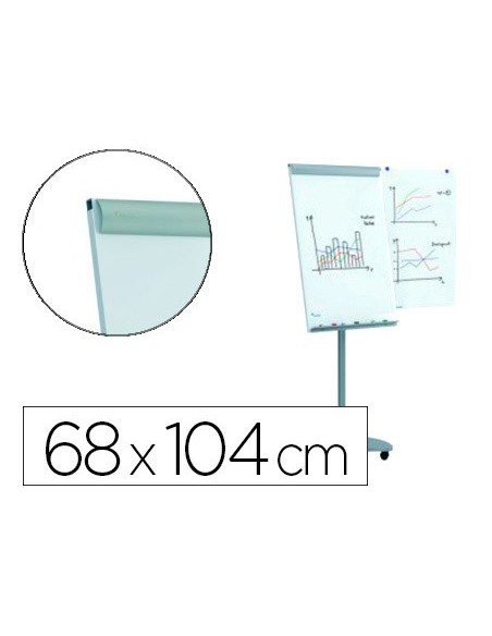 PIZARRA BL ROCADA METALICA MAGNETICA RUEDAS 68X104 CM C/2 BRAZOS PIZARRA BL ROCADA METALICA MAGNETICA RUEDAS 68X104 CM C/2 BRAZOS