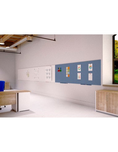 PIZARRA ROCADA LACADA MAGNETICA 55X75 CM AZ.