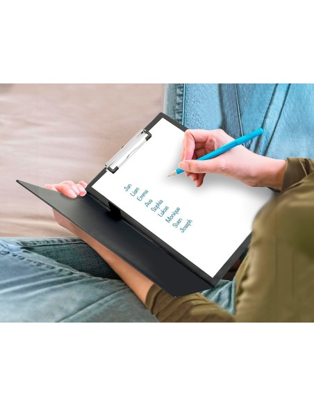 CARPETA Q-CONNECT MINICLIP SUPERIOR DIN A4 PLASTICO 50% RECICLADO AZ