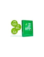 PAPEL COLOR Q-CONNECT DIN A4 80GR VERDE INTENSO PAQUETE DE 500 HOJAS 2