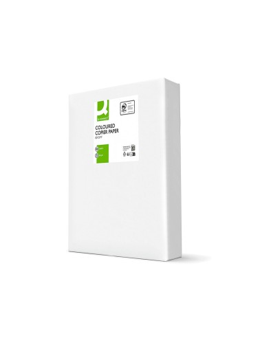 PAPEL COLOR Q-CONNECT DIN A3 80GR NARANJA NEON PAQUETE DE 500 HOJAS