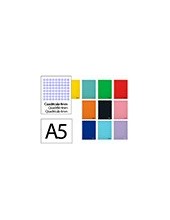 CUADERNO ESP. SMART A5 T.BLANDA 4MM 80H. 60GR. COL.SURT*18961 2