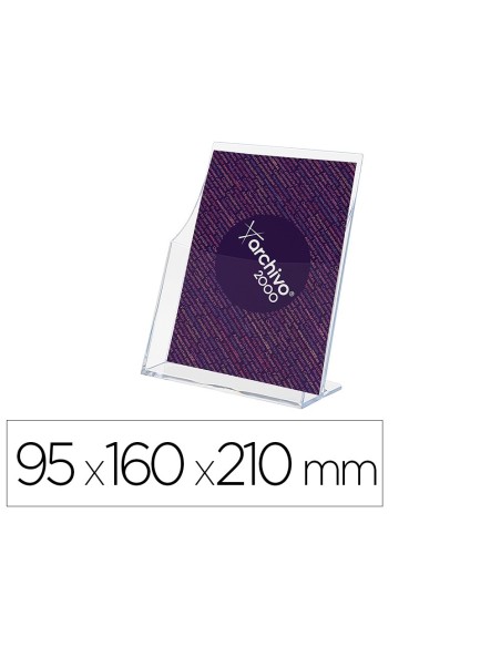 EXPOSITOR ARCHIVO 2000 COMP. PORTAFOLLETOS A5 VERT.TPTE.95X160X210MM EXPOSITOR ARCHIVO 2000 COMP. PORTAFOLLETOS A5 VERT.TPTE.95X160X210MM