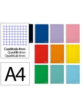 CUADERNO ESP. WITTY FL. T.DURA 4MM 80H.. 75GR. COL.SURT.*38281
