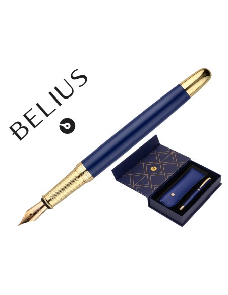 PLUMA BELIUS SOIREE ART DECO AZ.MAR. DORADO TINTA AZ. CAJA DISEÑO PLUMA BELIUS SOIREE ART DECO AZ.MAR. DORADO TINTA AZ. CAJA DISEÑO