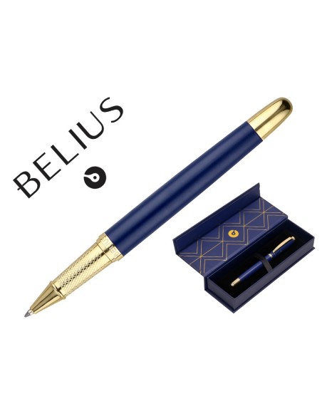 BOLIGRAFO BELIUS SOIREE AL.COLOR AZ.MAR. DORADO TINTA AZ. CAJA DISEÑO BOLIGRAFO BELIUS SOIREE AL.COLOR AZ.MAR. DORADO TINTA AZ. CAJA DISEÑO