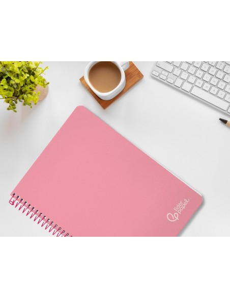 CUADERNO ESP. WITTY FL. T.DURA 4MM 80H. 75GR. 4MM  ROSA *09798 CUADERNO ESP. WITTY FL. T.DURA 4MM 80H. 75GR. 4MM  ROSA *09798