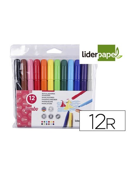 ROTULADOR JUMBO BOLSA 12 COL. ROTULADOR JUMBO BOLSA 12 COL.