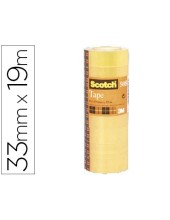 CINTA ADHESIVA SCOTCH ACORDEON PACK 8 508 19X33 MM