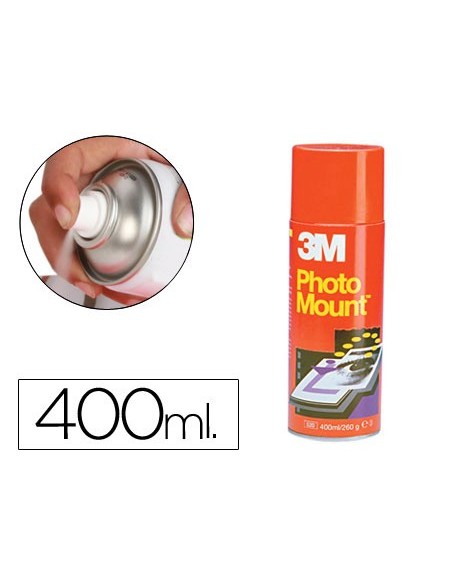 PEGAMENTO SCOTCH SPRAY PHOTO MOUNT 400 ML ADH.PERM. PEGAMENTO SCOTCH SPRAY PHOTO MOUNT 400 ML ADH.PERM.