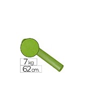 PAPEL REGALO KRAFT LISO BOBINA ANCHO 62CM 7KG 60GR. PISTACHO 2