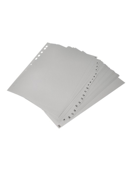 SEP.NUMERICO Q-CON.PLASTICO 1-20 JUEGO 20 SEP.A4 MULTITALADRO