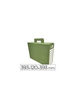 CAJA CHEQUE-LIBRO MAT. ESCOLAR CARTON REFORZADO ASA VE. 393X120X393MM 2