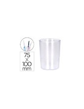 CUBILETE PORTALAPICES Q-CON.TPTE.PLASTICO DIAMETRO 75MM ALTO 100MM 2