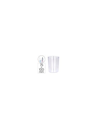 CUBILETE PORTALAPICES Q-CON.TPTE.PLASTICO DIAMETRO 75MM ALTO 100MM CUBILETE PORTALAPICES Q-CON.TPTE.PLASTICO DIAMETRO 75MM ALTO 100MM