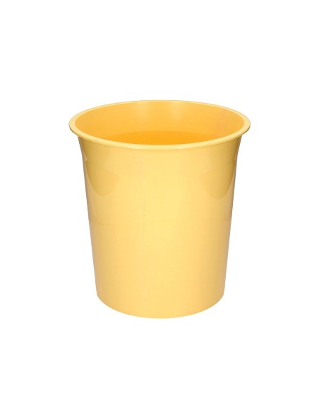 PAPELERA PLAST.Q-CON.AM. PASTEL OPACO 13LT.275X285MM