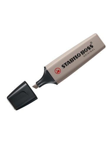 ROTULADOR STABILO BOSS ORIGINAL FLUOR.NATURE COLORS GRIS CALIDO