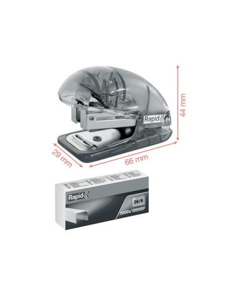 GRAPADORA RAPID MINI F4 COLOUR BREEZE GRAPAS 24/6 26/6 CORAL BLISTER