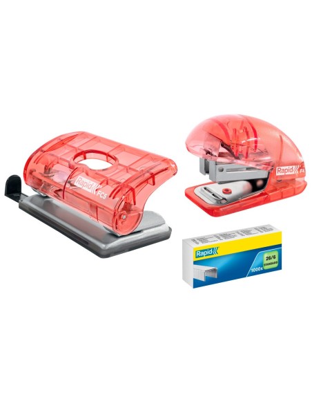 GRAPADORA RAPID MINI F4 COLOUR BREEZE GRAPAS 24/6 26/6 CORAL BLISTER