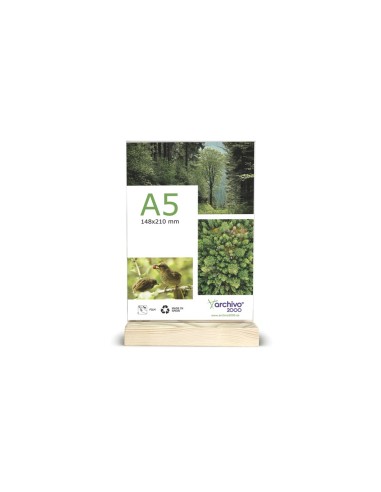 EXPOSITOR ARCHIVO2000 FORMA T METACRI 100% RECIC BASE A5 40X150X240MM