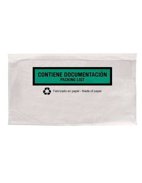 SOBRE AUTOADH Q-CON.PORTADOC MULTILINGUE 240X135MM S/VENTANA 100 UD. SOBRE AUTOADH Q-CON.PORTADOC MULTILINGUE 240X135MM S/VENTANA 100 UD.