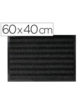 ALFOMBRA SUELO Q-CON INTERIOR ANTIDESLIZ PP.FIELTRO GRIS 60X40CM