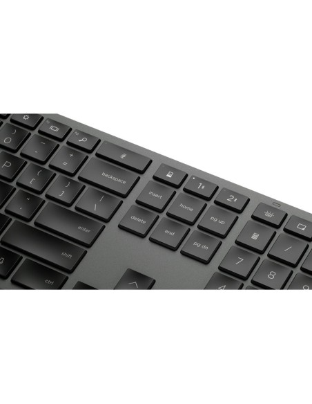 TECLADO HP 975 DUAL INALAMBRICO BT.5.0 RETROILUMINACION USB-C GRIS