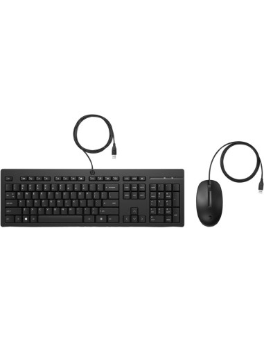 SET TECLADO+RATON HP COMBO 225 USB-A CABLE 180 CM NG.