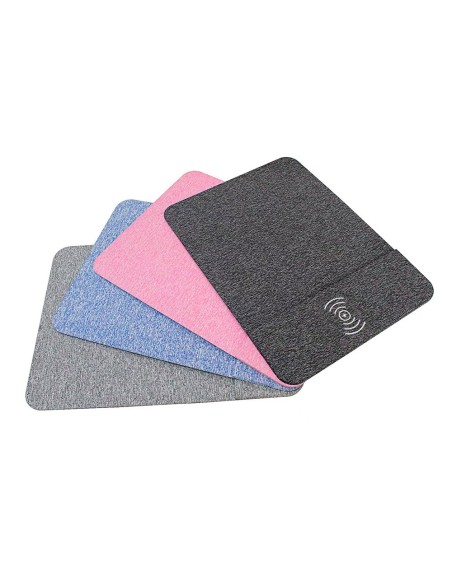 ALFOMBRILLA RATON Q-CON.CARGADOR INALAMBRICO GRIS 300X220MM