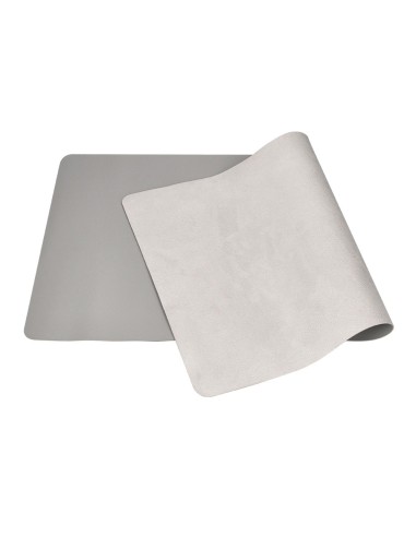 ALFOMBRILLA RATON Q-CON.XXL SIMILCUERO GRIS ANTIDESLIZANT 800X400X2MM