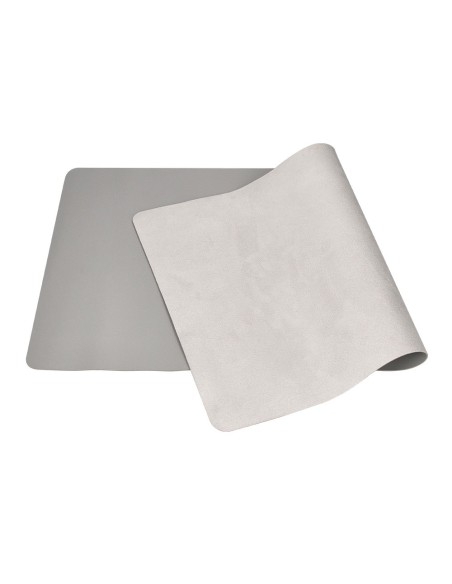 ALFOMBRILLA RATON Q-CON.XXL SIMILCUERO GRIS ANTIDESLIZANT 800X400X2MM